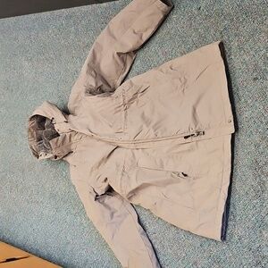 Preloved L.L. Bean Tan Hooded Winter Jacket